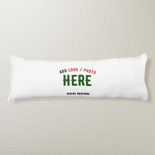 カスタマイズスタイリッシュ可能な白モダン検証済みブランド ボディピロー (正面)