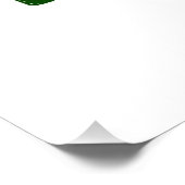 カスタマイズスタイリッシュ可能な白モダン検証済みブランド ポスター (コーナー)