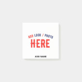 カスタマイズスタイリッシュ可能な白モダン検証済みブランド ポストイット (正面)