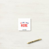 カスタマイズスタイリッシュ可能な白モダン検証済みブランド ポストイット (デスク上)