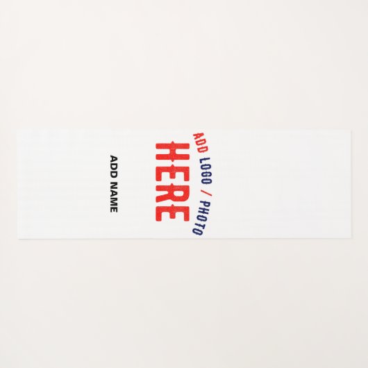 カスタマイズスタイリッシュ可能な白モダン検証済みブランド ヨガマット (裏面(横))