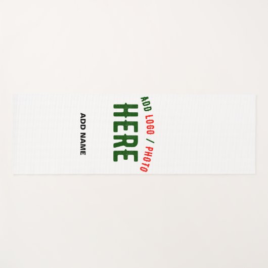 カスタマイズスタイリッシュ可能な白モダン検証済みブランド ヨガマット (正面(横))