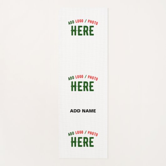 カスタマイズスタイリッシュ可能な白モダン検証済みブランド ヨガマット (正面)