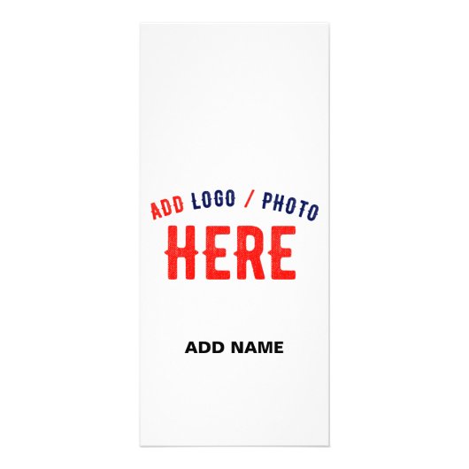 カスタマイズスタイリッシュ可能な白モダン検証済みブランド ラックカード (正面)