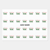 カスタマイズスタイリッシュ可能な白モダン検証済みブランド ラッピングペーパーシート (正面3)