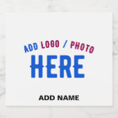 カスタマイズスタイリッシュ可能な白モダン検証済みブランド リキュールボトルラベル (シングルラベル)