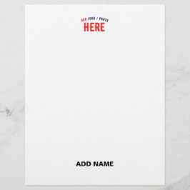 カスタマイズスタイリッシュ可能な白モダン検証済みブランド レターヘッド