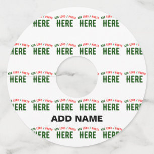 カスタマイズスタイリッシュ可能な白モダン検証済みブランド ワイングラスタグ