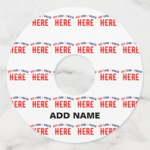 カスタマイズスタイリッシュ可能な白モダン検証済みブランド ワイングラスタグ