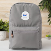 カスタマイズスタイリッシュ可能な白モダン検証済みブランド ワッペン (On Backpack)