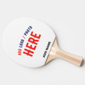 カスタマイズスタイリッシュ可能な白モダン検証済みブランド 卓球ラケット (横)