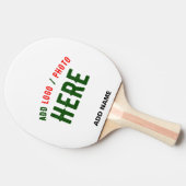 カスタマイズスタイリッシュ可能な白モダン検証済みブランド 卓球ラケット (横)