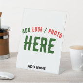 カスタマイズスタイリッシュ可能な白モダン検証済みブランド 台座サイン (インサイチュ)