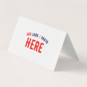 カスタマイズスタイリッシュ可能な白モダン検証済みブランド 名刺 (裏面)