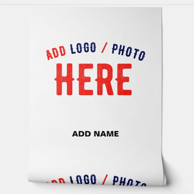 カスタマイズスタイリッシュ可能な白モダン検証済みブランド 壁紙 (ほどく)