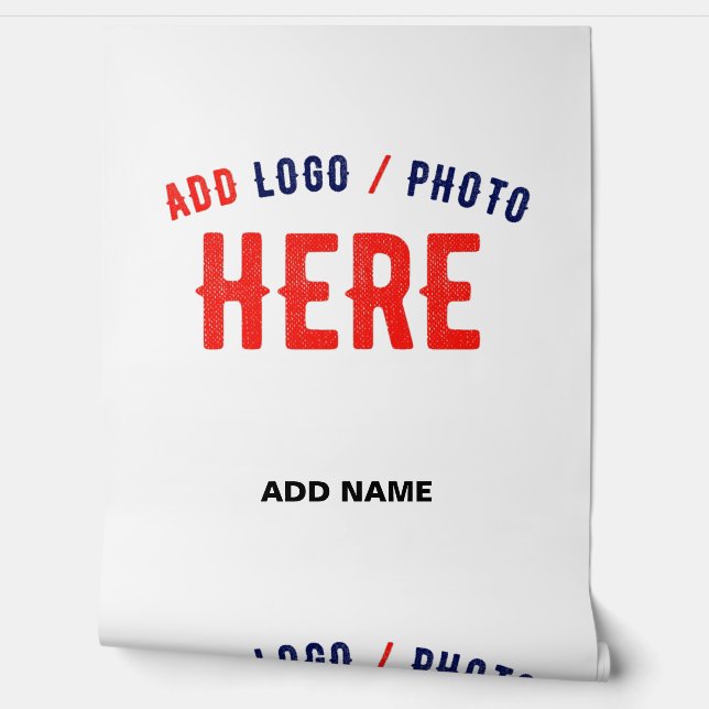 カスタマイズスタイリッシュ可能な白モダン検証済みブランド 壁紙 (ほどく)