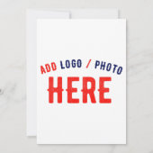 カスタマイズスタイリッシュ可能な白モダン検証済みブランド 招待状 (裏面)