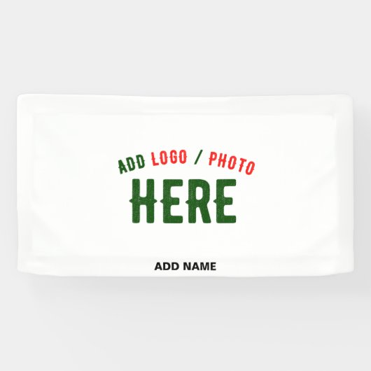 カスタマイズスタイリッシュ可能な白モダン検証済みブランド 横断幕 (横)