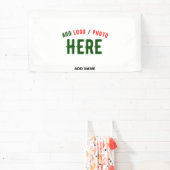 カスタマイズスタイリッシュ可能な白モダン検証済みブランド 横断幕 (インサイチュ)