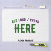 カスタマイズスタイリッシュ可能な白モダン検証済みブランド 薄葉紙 (クラフト)