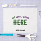 カスタマイズスタイリッシュ可能な白モダン検証済みブランド 薄葉紙 (クラフト)