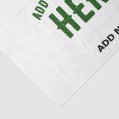 カスタマイズスタイリッシュ可能な白モダン検証済みブランド 薄葉紙 (詳細)