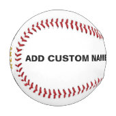 カスタマイズスタイリッシュ可能な白モダン検証済みブランド 野球ボール (正面左)