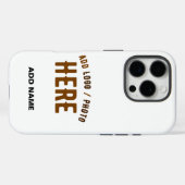 カスタマイズスタイリッシュ可能な白モダン検証済みブランド Case-Mate iPhoneケース (裏面 (横))