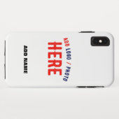 カスタマイズスタイリッシュ可能な白モダン検証済みブランド Case-Mate iPhoneケース (裏面(横))