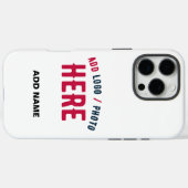 カスタマイズスタイリッシュ可能な白モダン検証済みブランド Case-Mate iPhoneケース (裏面 (横))