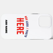 カスタマイズスタイリッシュ可能な白モダン検証済みブランド Case-Mate iPhoneケース (裏面 (横))