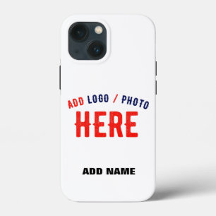 カスタマイズスタイリッシュ可能な白モダン検証済みブランド iPhone 13 MINIケース