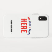 カスタマイズスタイリッシュ可能な白モダン検証済みブランド Case-Mate iPhoneケース (裏面(横))