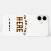 カスタマイズスタイリッシュ可能な白モダン検証済みブランド Case-Mate iPhoneケース (裏面 (横))