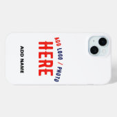 カスタマイズスタイリッシュ可能な白モダン検証済みブランド Case-Mate iPhoneケース (裏面 (横))
