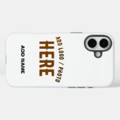 カスタマイズスタイリッシュ可能な白モダン検証済みブランド Case-Mate iPhoneケース (裏面 (横))