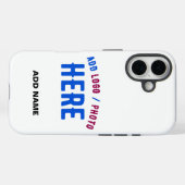 カスタマイズスタイリッシュ可能な白モダン検証済みブランド Case-Mate iPhoneケース (裏面 (横))