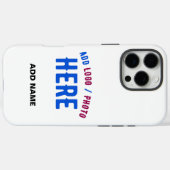カスタマイズスタイリッシュ可能な白モダン検証済みブランド Case-Mate iPhoneケース (裏面 (横))