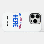 カスタマイズスタイリッシュ可能な白モダン検証済みブランド Case-Mate iPhoneケース (裏面 (横))