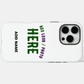 カスタマイズスタイリッシュ可能な白モダン検証済みブランド Case-Mate iPhoneケース (裏面 (横))