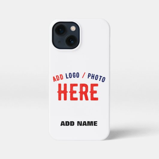 カスタマイズスタイリッシュ可能な白モダン検証済みブランド iPhoneケース (裏面)