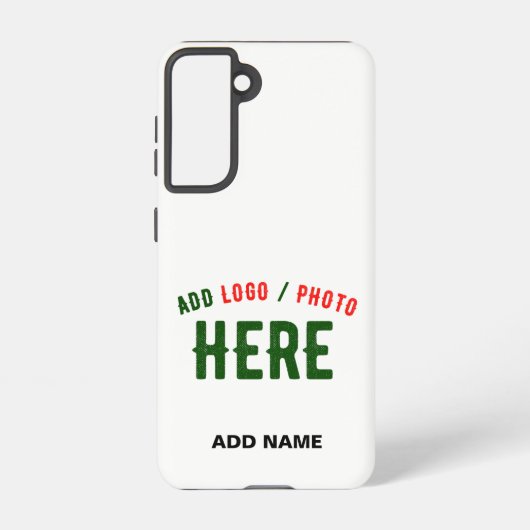 カスタマイズスタイリッシュ可能な白モダン検証済みブランド SAMSUNG GALAXYケース (裏面)