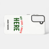 カスタマイズスタイリッシュ可能な白モダン検証済みブランド SAMSUNG GALAXYケース (裏面横)