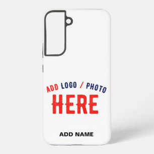 カスタマイズスタイリッシュ可能な白モダン検証済みブランド SAMSUNG GALAXY S22+ケース