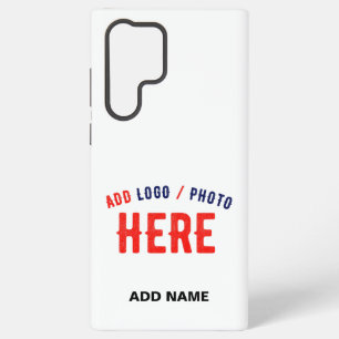 カスタマイズスタイリッシュ可能な白モダン検証済みブランド SAMSUNG GALAXY S22 ULTRAケース