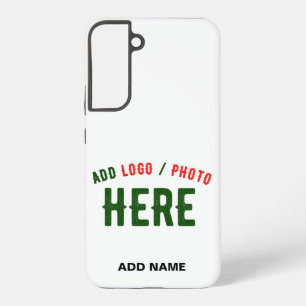 カスタマイズスタイリッシュ可能な白モダン検証済みブランド SAMSUNG GALAXY S22+ケース