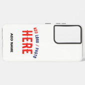 カスタマイズスタイリッシュ可能な白モダン検証済みブランド SAMSUNG GALAXYケース (左側面)