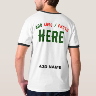 カスタマイズスタイリッシュ可能な白モダン検証済みブランド Tシャツ