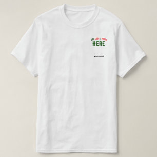 カスタマイズスタイリッシュ可能な白モダン検証済みブランド Tシャツ