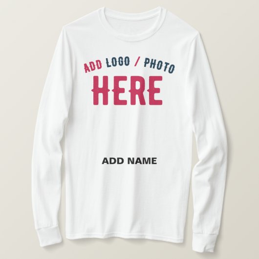 カスタマイズスタイリッシュ可能な白モダン検証済みブランド Tシャツ (デザイン正面)